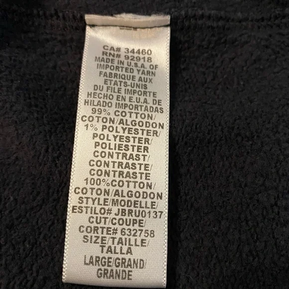 Juicy Couture men’s black zip down hoodie size Large. Very good conditio… - Picture 11 of 16